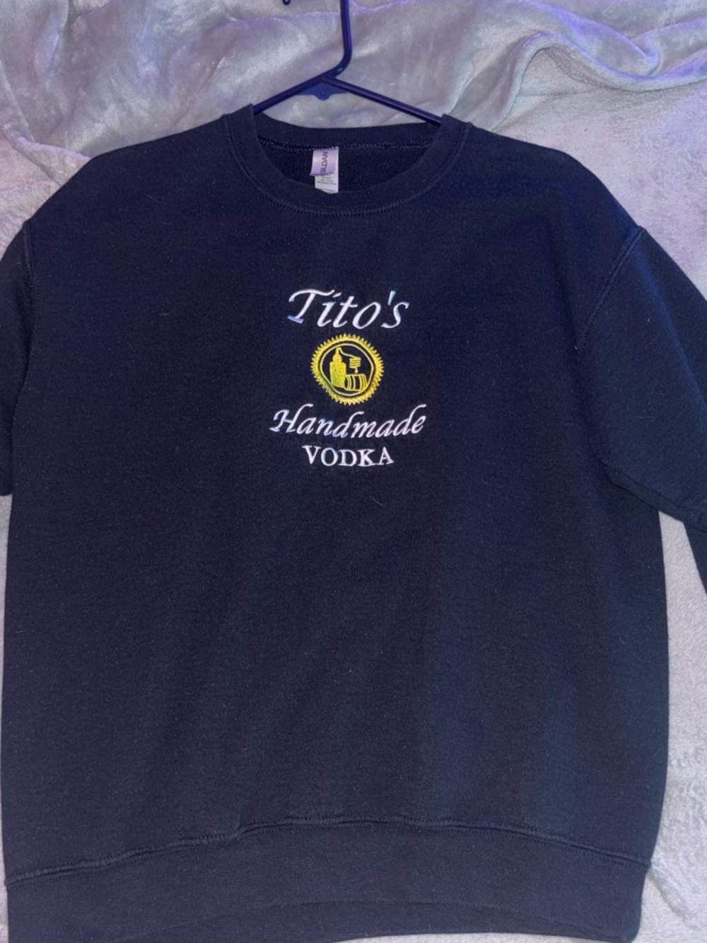 Tito's Handmade Vodka Black Crewneck Sweatshirt